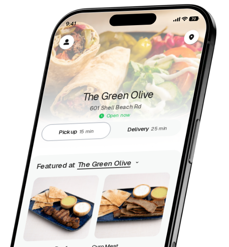 The Green Olive app preview