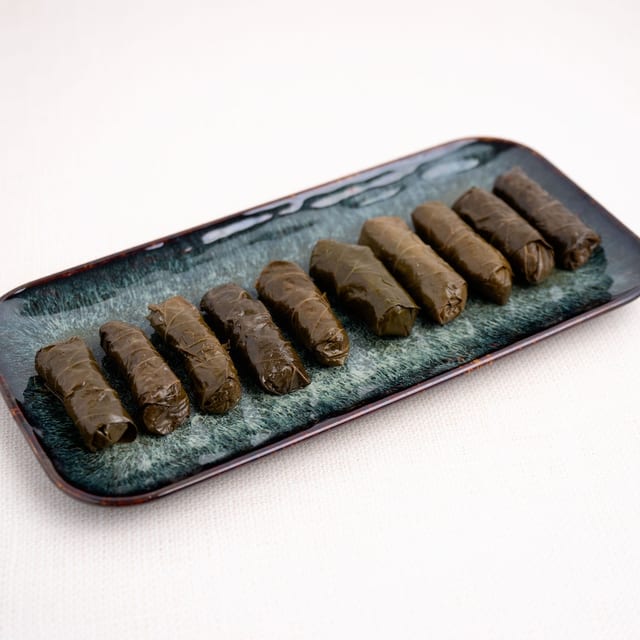 10 Grape Leaves.