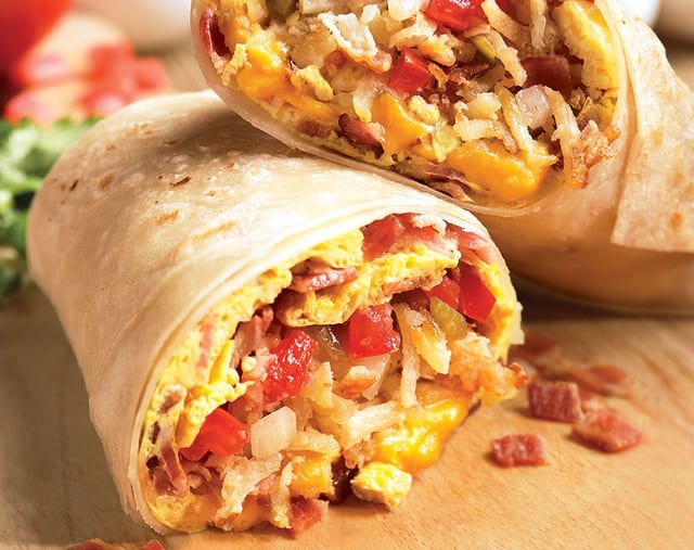 Bacon Burrito.