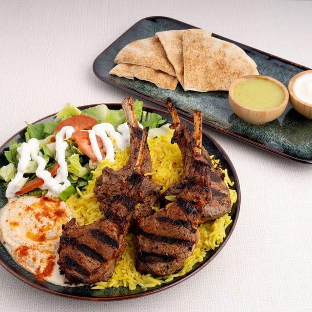 Lamb Chop Plate.