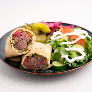 14. Filet Mignon Beef Kabob Wrap